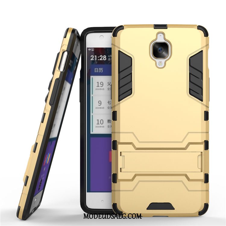 Oneplus 3t Etui Nubuck Cover Rød Beskyttelse Anti-fald