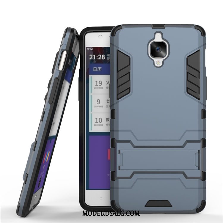 Oneplus 3t Etui Nubuck Cover Rød Beskyttelse Anti-fald