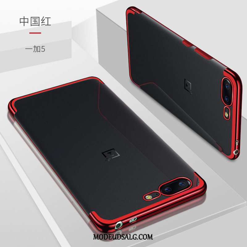 Oneplus 5 Etui Belægning Anti-fald Beskyttelse Silikone Cover