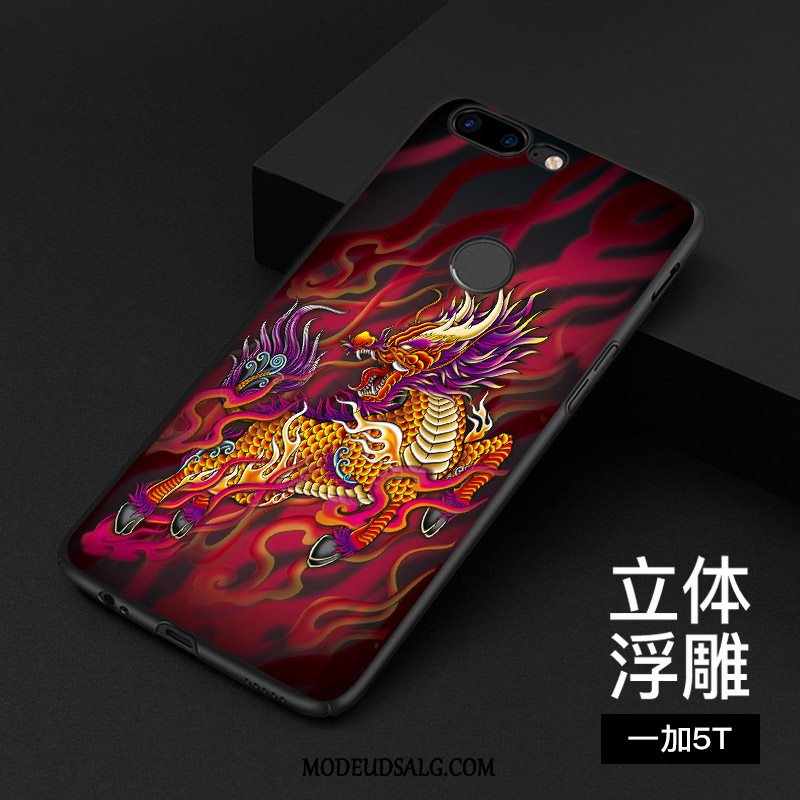 Oneplus 5t Etui Af Personlighed Kreativ Cover Relief Kinesisk Stil