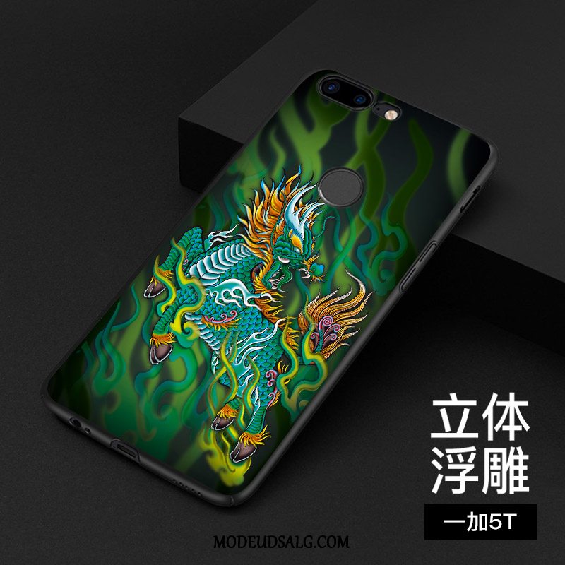 Oneplus 5t Etui Af Personlighed Kreativ Cover Relief Kinesisk Stil