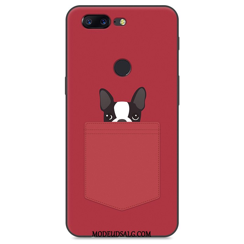 Oneplus 5t Etui Anti-fald Nubuck Beskyttelse Cover Silikone