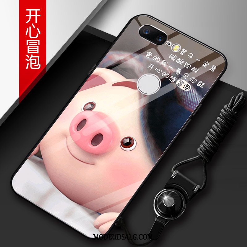 Oneplus 5t Etui Cartoon Af Personlighed Glas Beskyttelse Cover