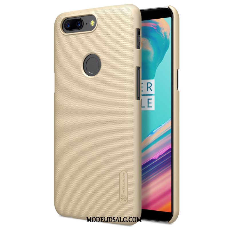 Oneplus 5t Etui / Cover Beskyttelse Anti-fald Guld Hård