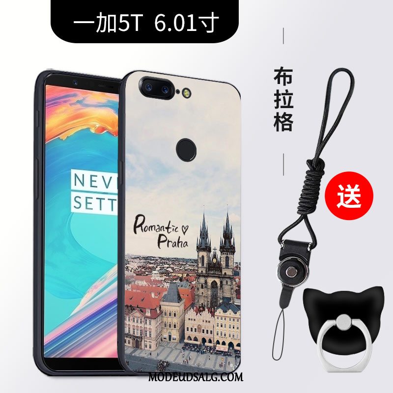 Oneplus 5t Etui / Cover Simple Trend Anti-fald Beskyttelse Silikone