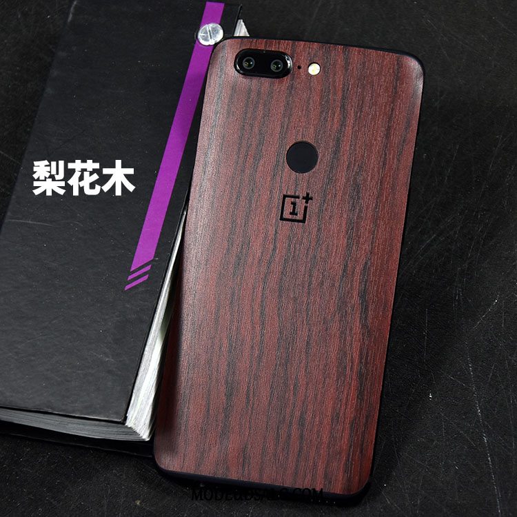 Oneplus 5t Etui Dekoration Farve Nubuck Membrane Trækorn