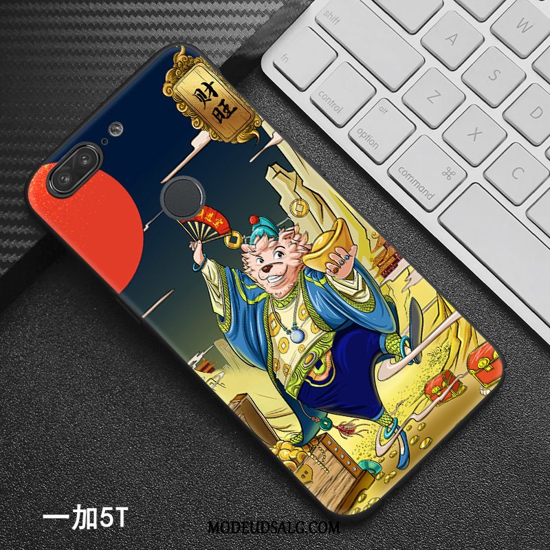 Oneplus 5t Etui Kreativ Cover Tilpas Relief Beskyttelse