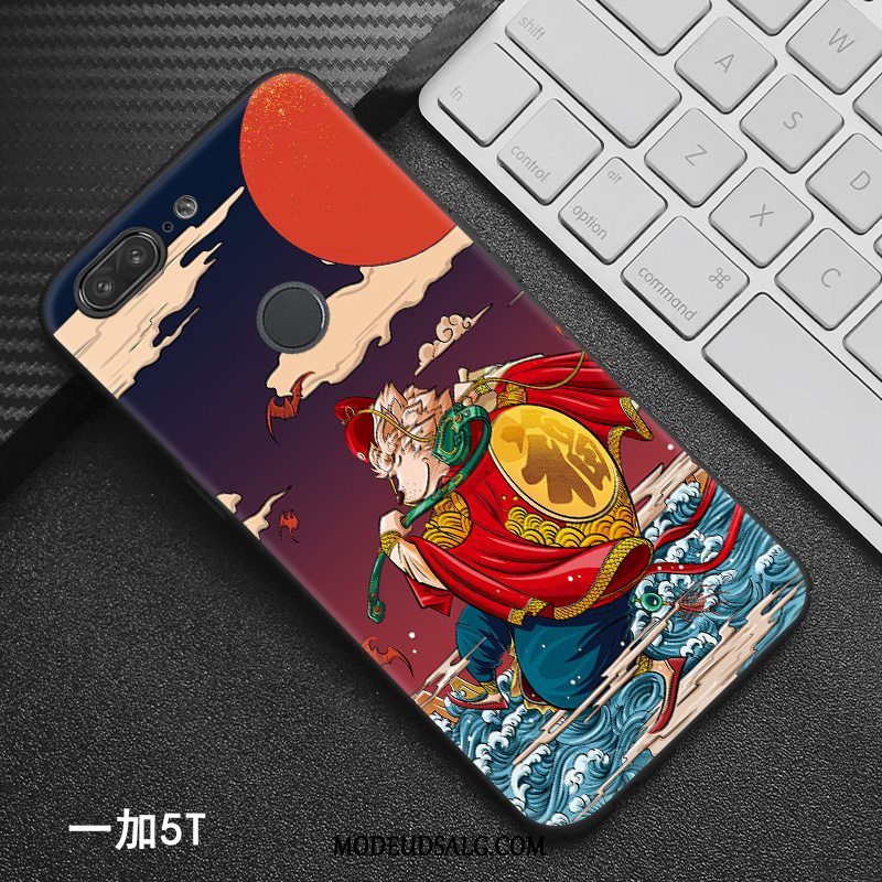 Oneplus 5t Etui Kreativ Cover Tilpas Relief Beskyttelse