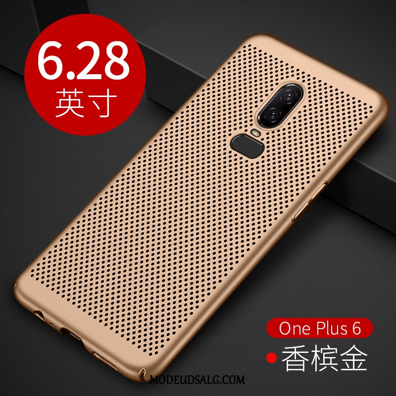 Oneplus 6 Etui Alt Inklusive Hård Cover Blonder Udstrålende