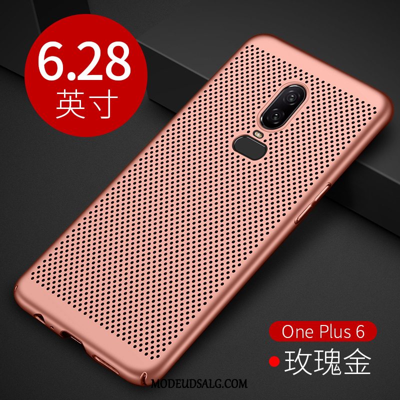 Oneplus 6 Etui Alt Inklusive Hård Cover Blonder Udstrålende