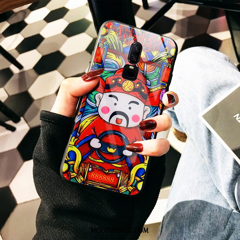 Oneplus 6 Etui / Cover Blød Alt Inklusive Beskyttelse Lilla