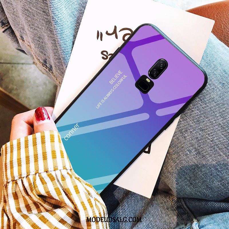 Oneplus 6 Etui / Cover Blød Alt Inklusive Beskyttelse Lilla