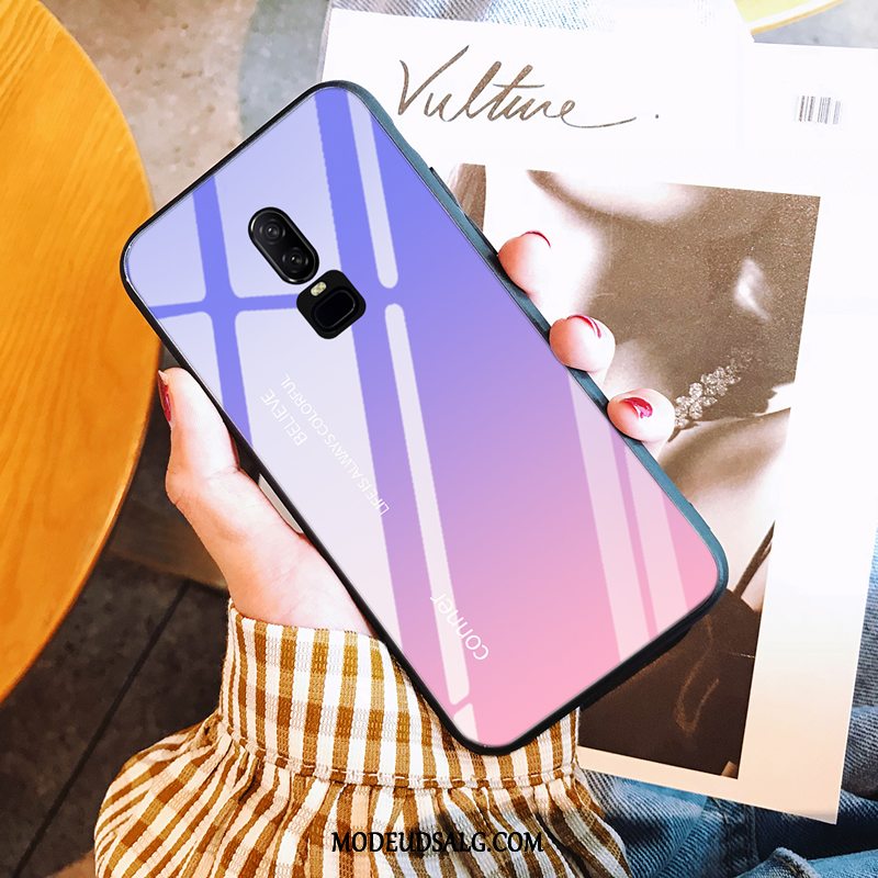 Oneplus 6 Etui / Cover Blød Alt Inklusive Beskyttelse Lilla