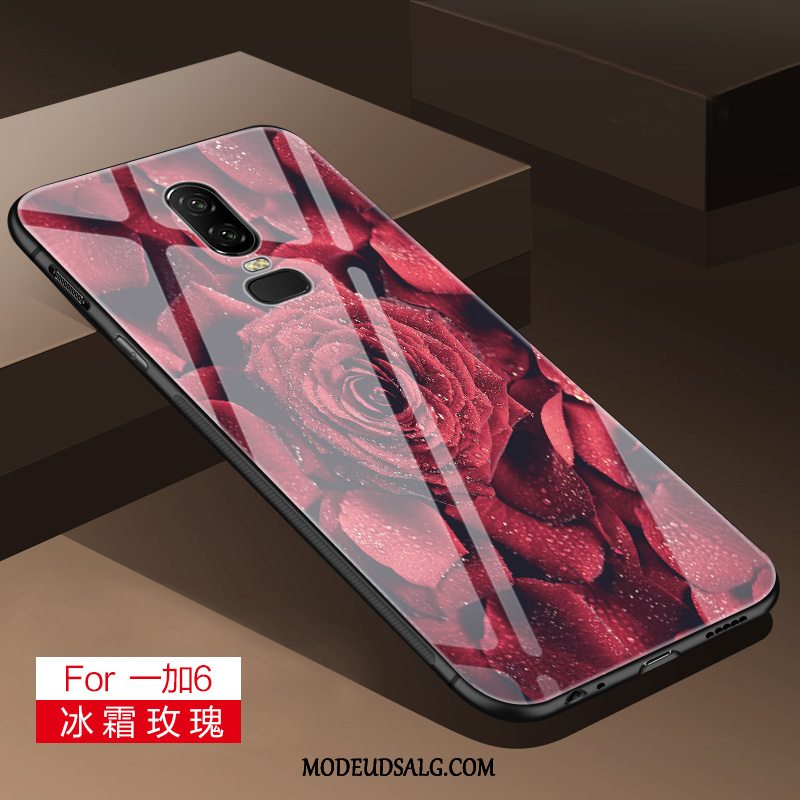 Oneplus 6 Etui / Cover Silikone Blød Lyserød Af Personlighed Beskyttelse