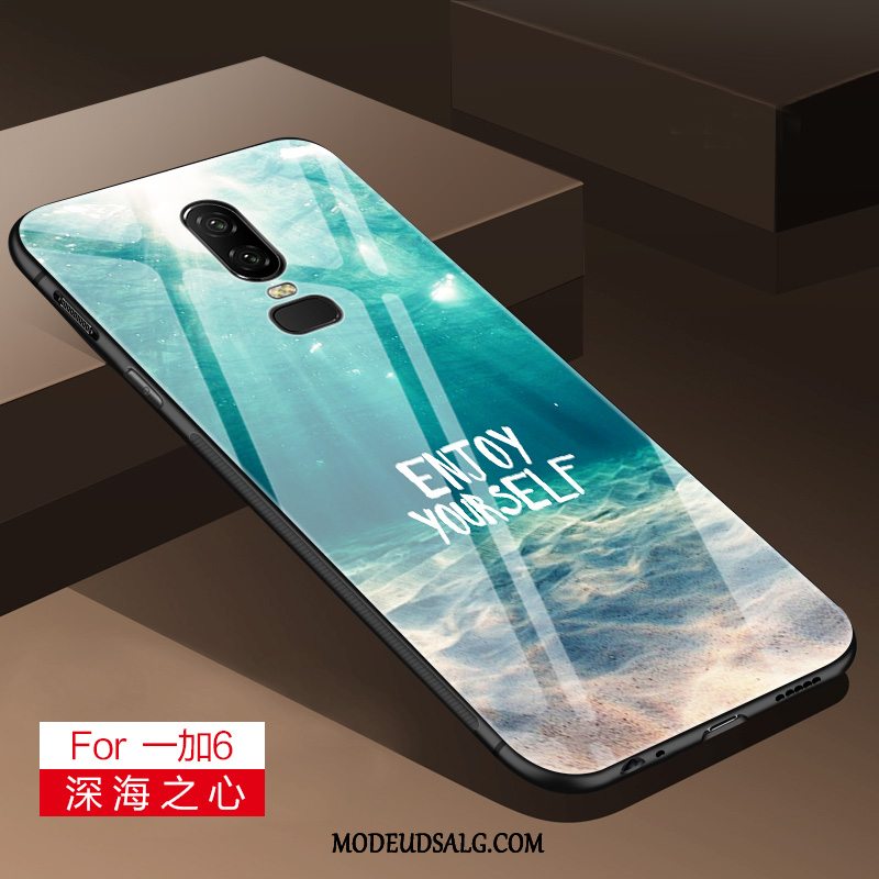 Oneplus 6 Etui / Cover Silikone Blød Lyserød Af Personlighed Beskyttelse