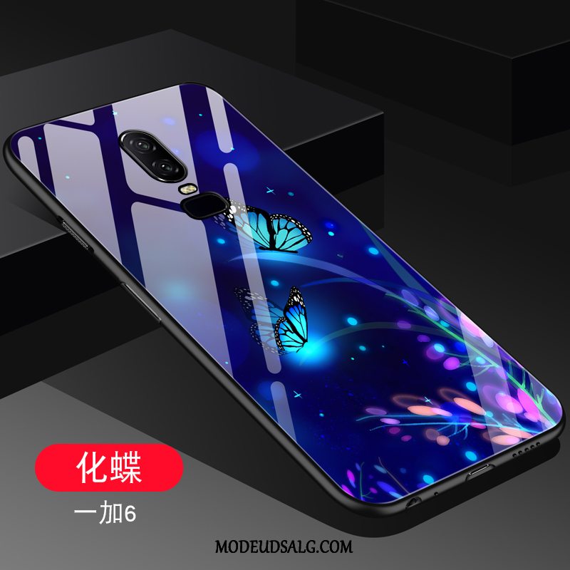 Oneplus 6 Etui / Cover Trendy Sort Glas Kreativ