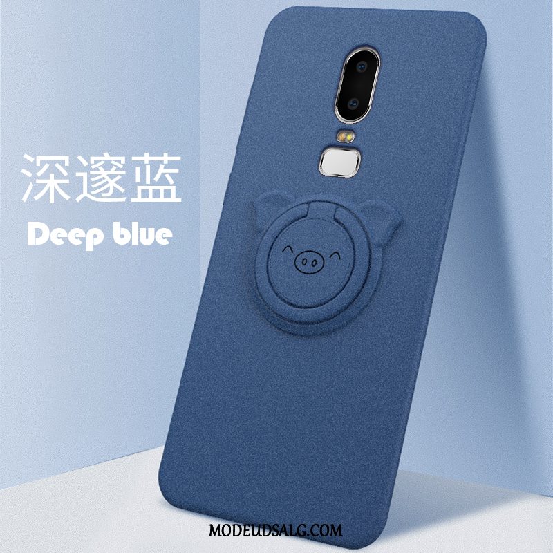 Oneplus 6 Etui / Cover Tynd Beskyttelse Anti-fald Silikone Rød