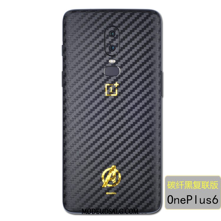 Oneplus 6 Etui Farve Membrane Blå