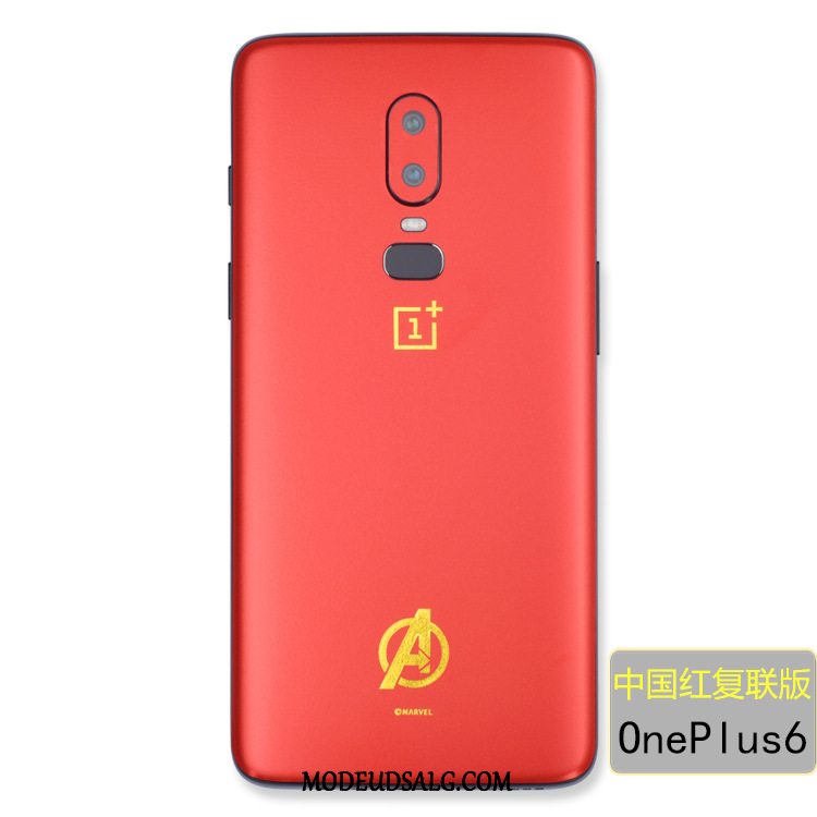 Oneplus 6 Etui Farve Membrane Blå