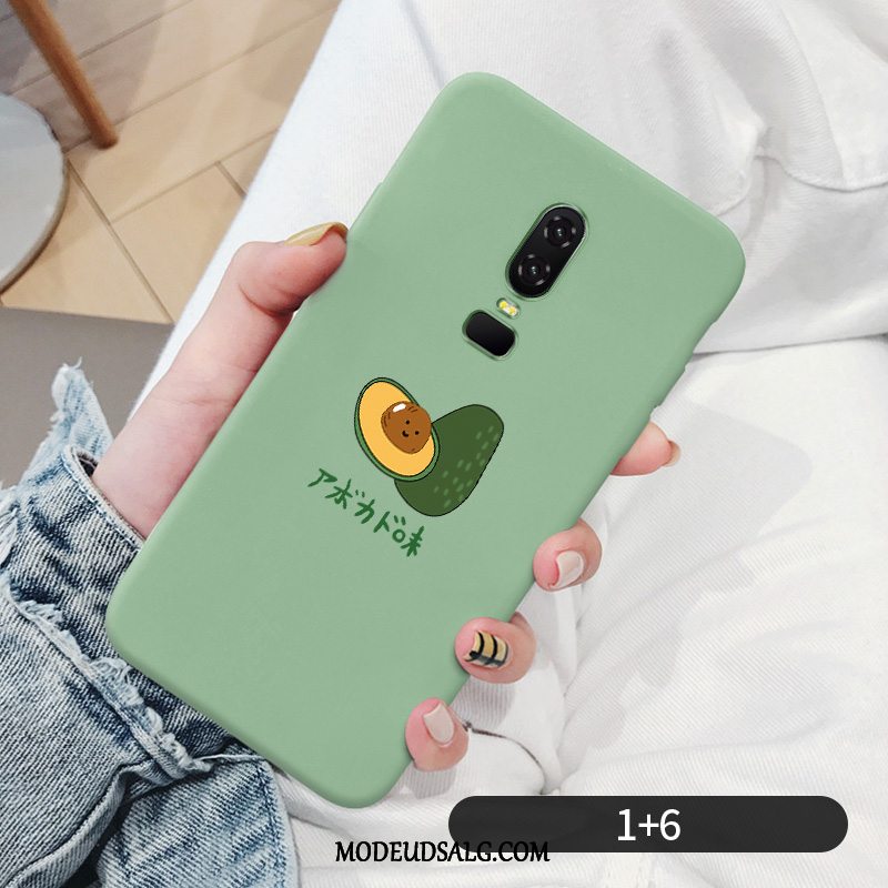 Oneplus 6 Etui Frisk Cow Alt Inklusive Nubuck Grøn