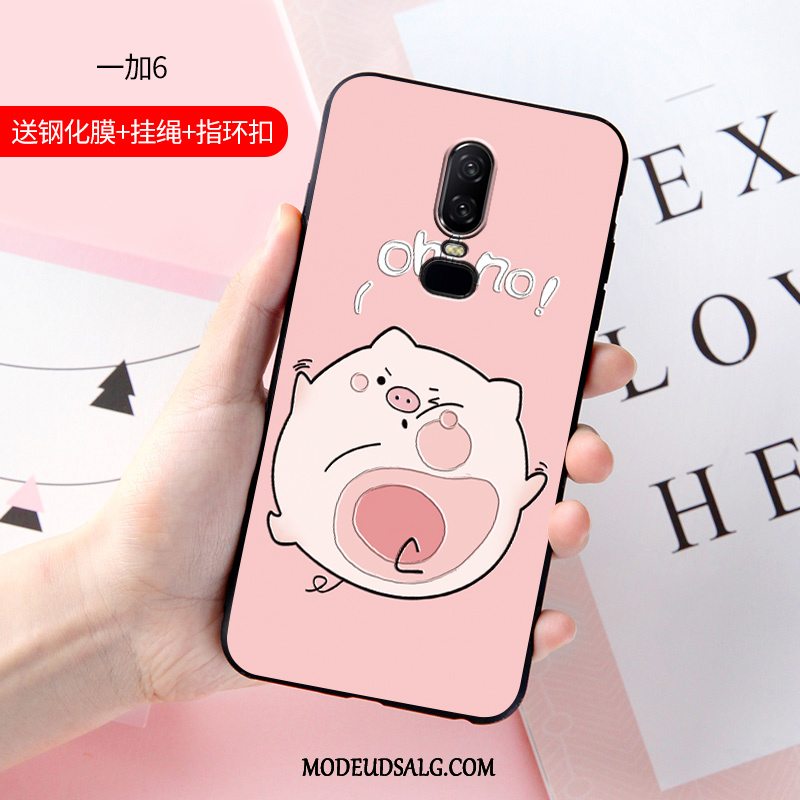 Oneplus 6 Etui Net Red Cover Anti-fald Cartoon Beskyttelse