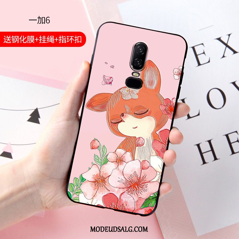 Oneplus 6 Etui Net Red Cover Anti-fald Cartoon Beskyttelse