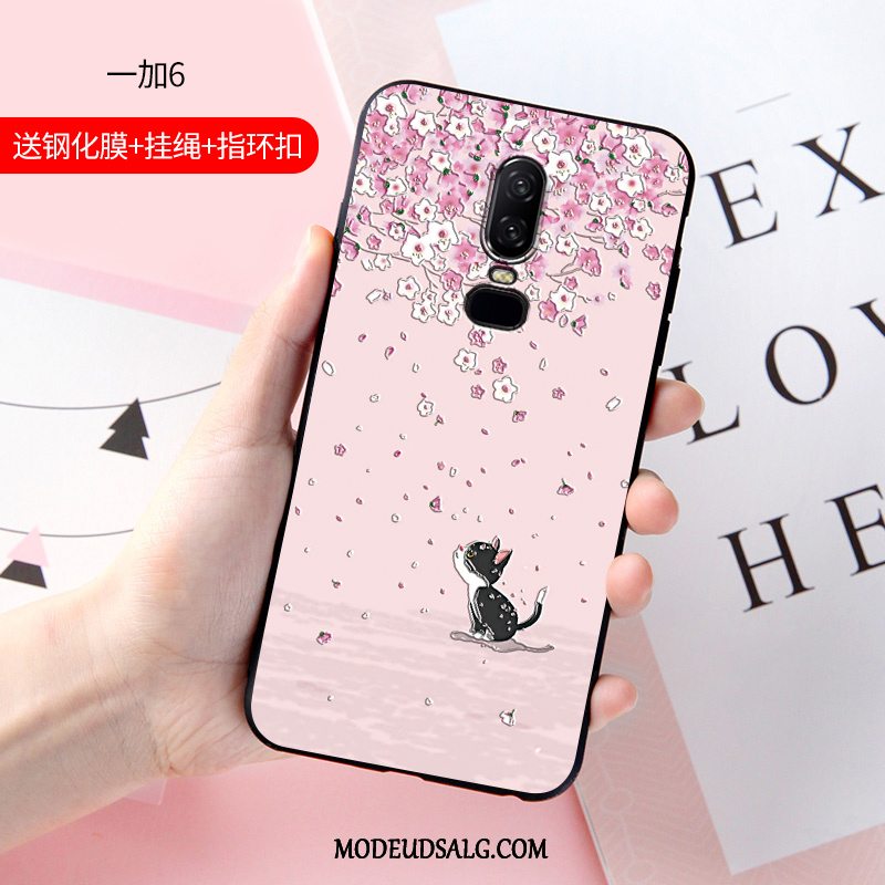 Oneplus 6 Etui Net Red Cover Anti-fald Cartoon Beskyttelse