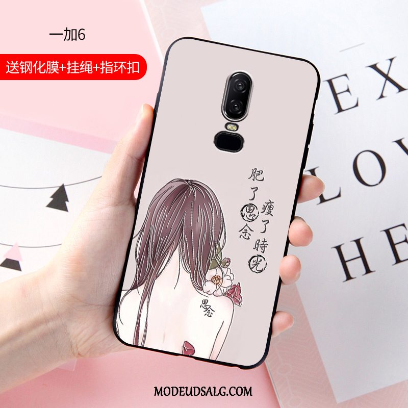 Oneplus 6 Etui Net Red Cover Anti-fald Cartoon Beskyttelse