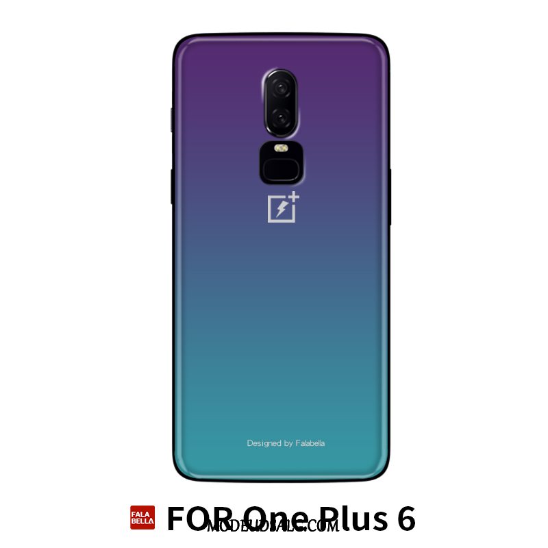 Oneplus 6 Etui Silikone Net Red Trendy Rød Alt Inklusive