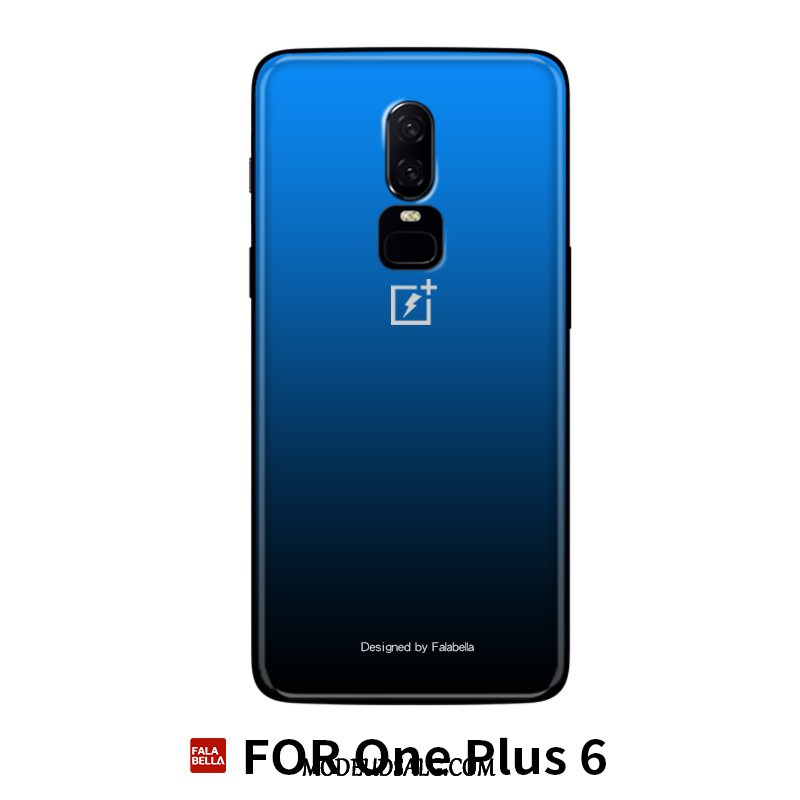 Oneplus 6 Etui Silikone Net Red Trendy Rød Alt Inklusive