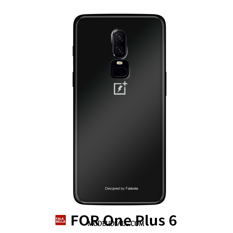 Oneplus 6 Etui Silikone Net Red Trendy Rød Alt Inklusive