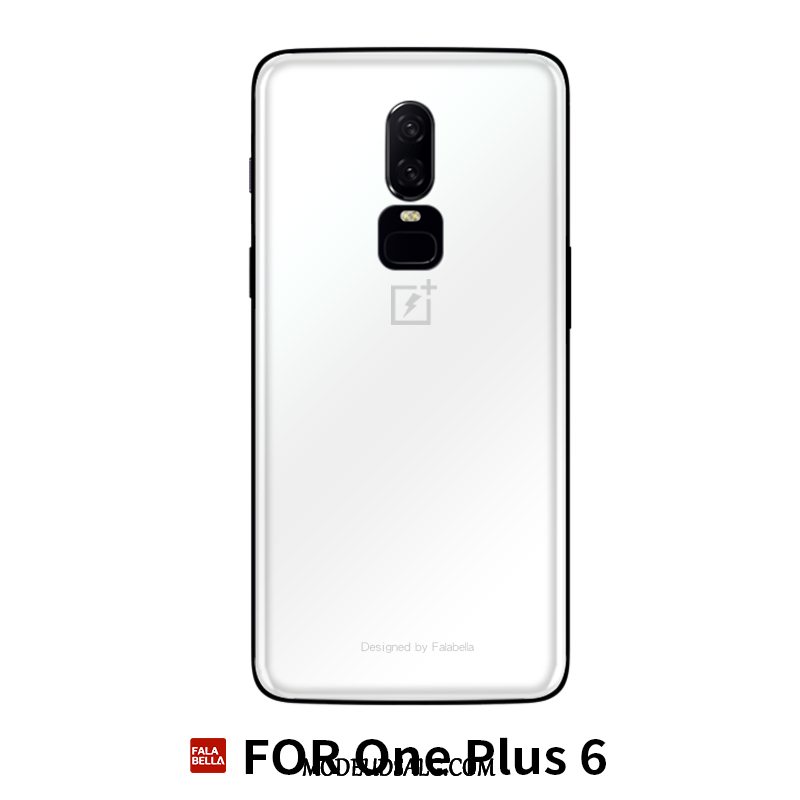 Oneplus 6 Etui Silikone Net Red Trendy Rød Alt Inklusive