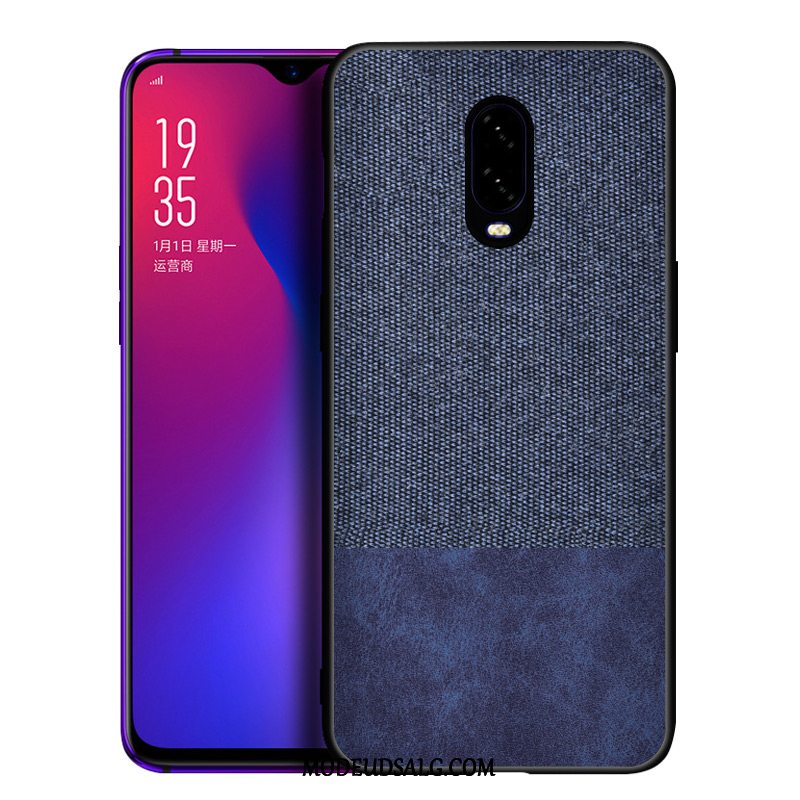 Oneplus 6t Etui Af Personlighed Nubuck Hård Silikone Kreativ