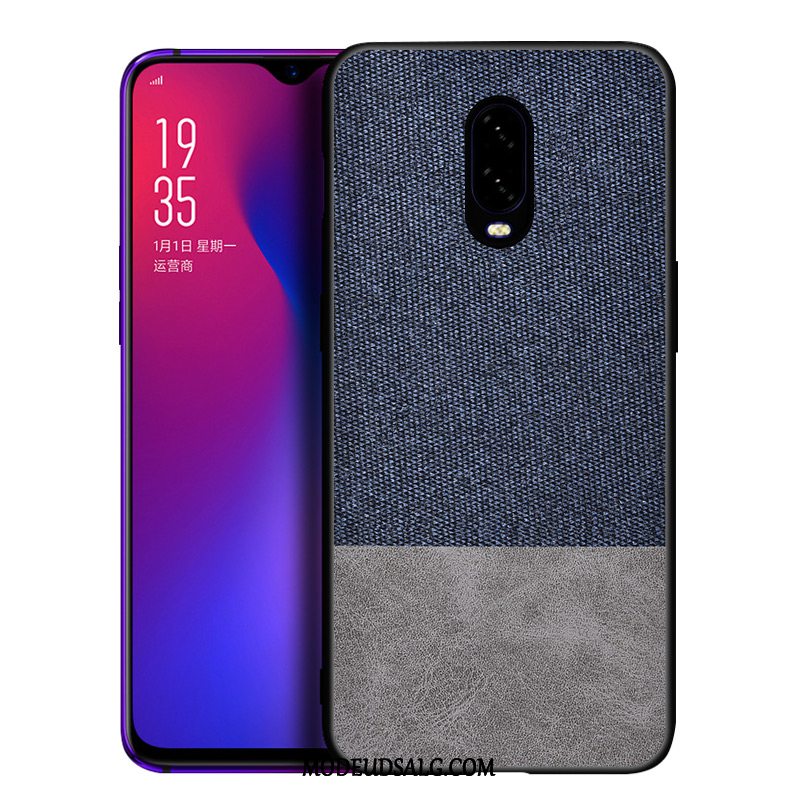 Oneplus 6t Etui Af Personlighed Nubuck Hård Silikone Kreativ