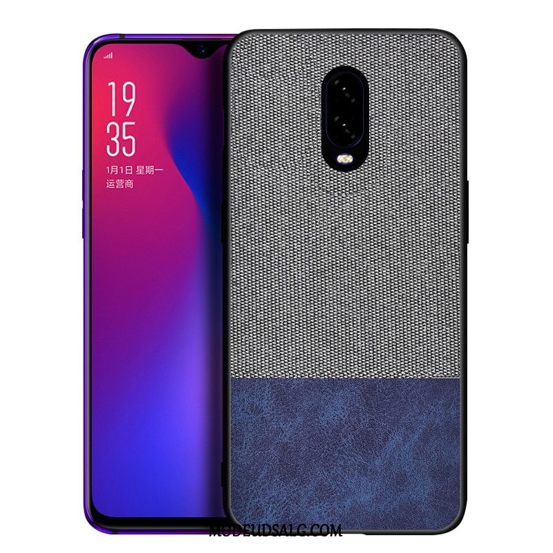 Oneplus 6t Etui Af Personlighed Nubuck Hård Silikone Kreativ