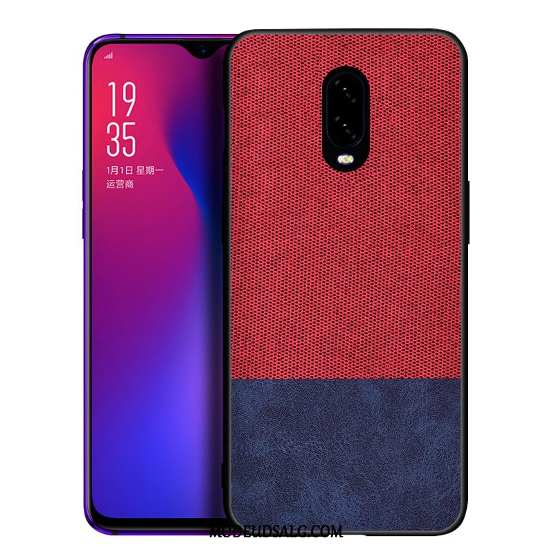 Oneplus 6t Etui Af Personlighed Nubuck Hård Silikone Kreativ