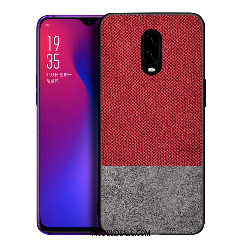 Oneplus 6t Etui Af Personlighed Nubuck Hård Silikone Kreativ