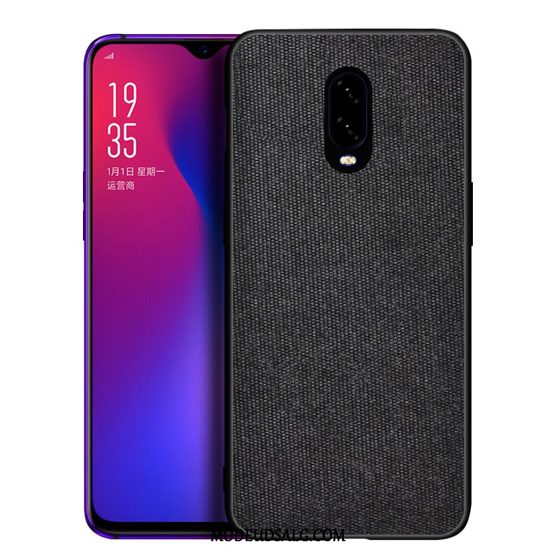 Oneplus 6t Etui Af Personlighed Nubuck Hård Silikone Kreativ