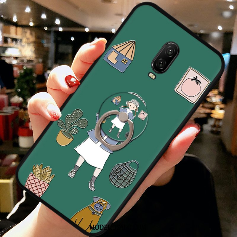 Oneplus 6t Etui Blød Cartoon Af Personlighed Alt Inklusive Beskyttelse