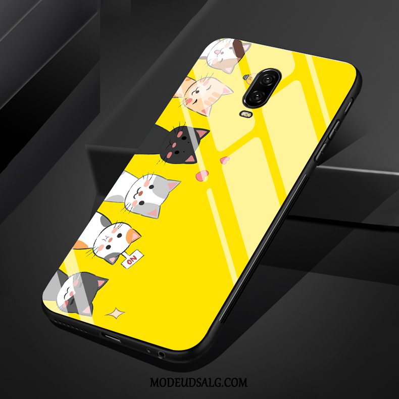 Oneplus 6t Etui / Cover Smuk Gul Cartoon Glas