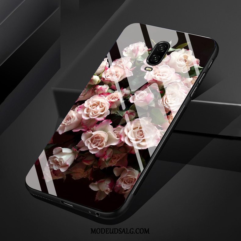 Oneplus 6t Etui / Cover Smuk Lilla Simple Rose