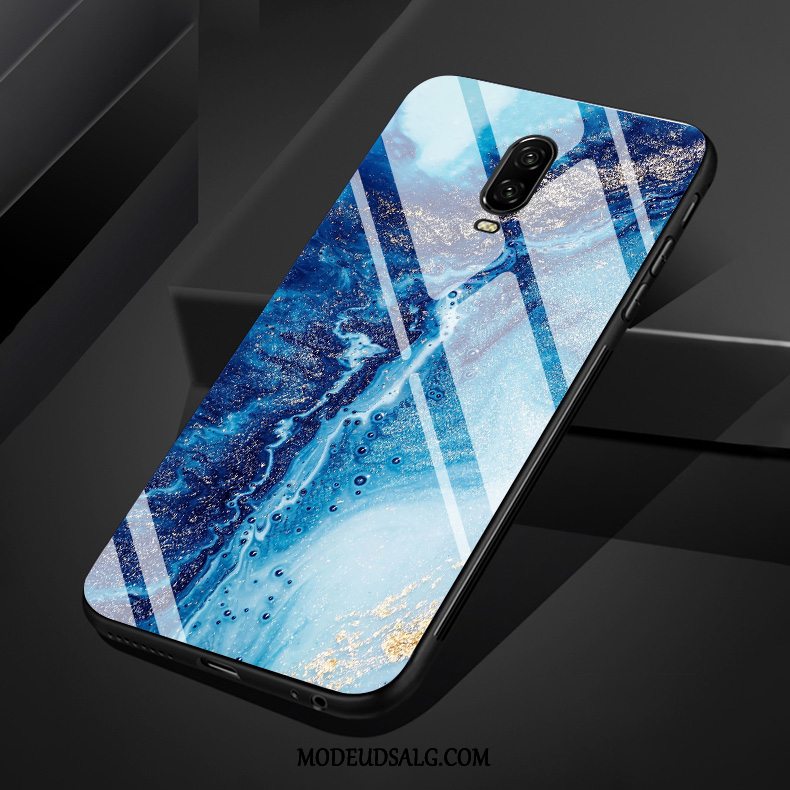 Oneplus 6t Etui / Cover Tryk Glas Kreativ Farve Lille Sektion