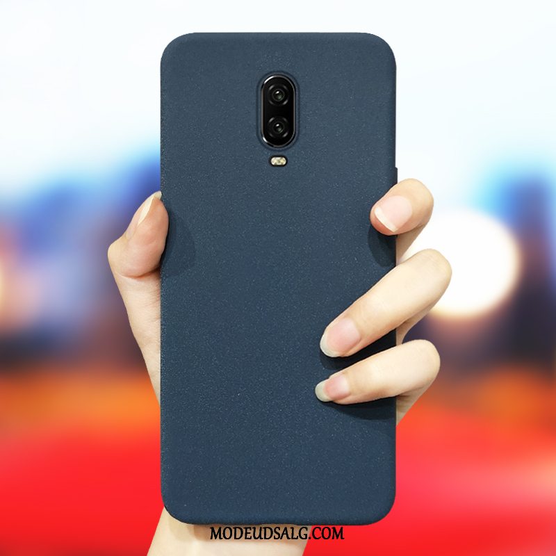 Oneplus 6t Etui Kreativ Solid Farve Trendy Blød Tynd