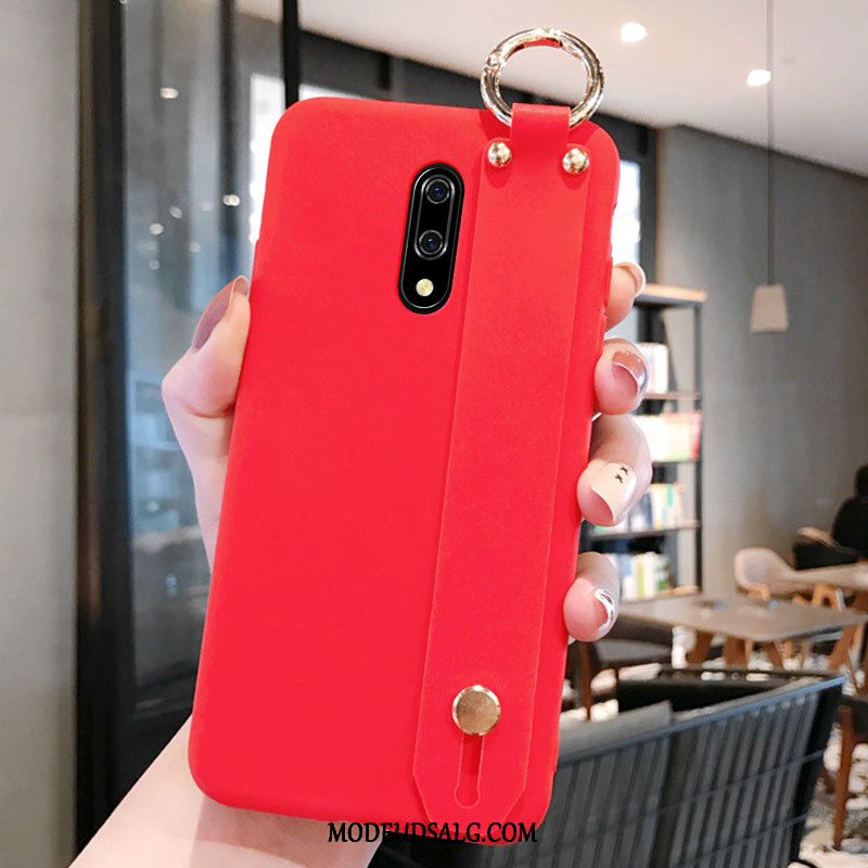 Oneplus 7 Etui Anti-fald Silikone Cover Af Personlighed Gul