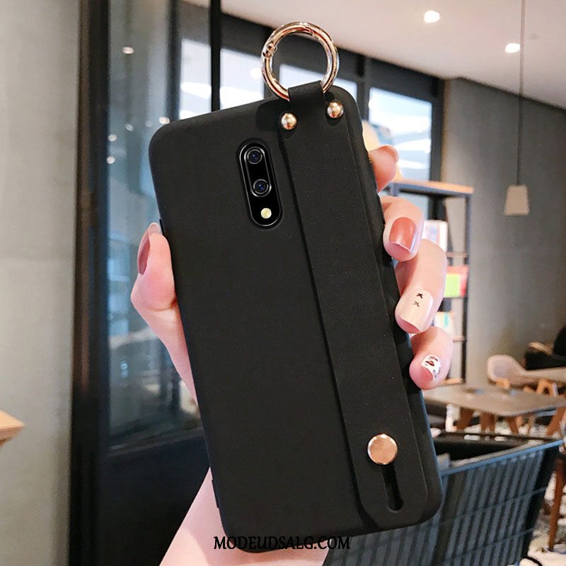 Oneplus 7 Etui Anti-fald Silikone Cover Af Personlighed Gul