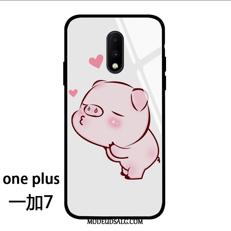 Oneplus 7 Etui Cartoon Af Personlighed Cover Glas Ny