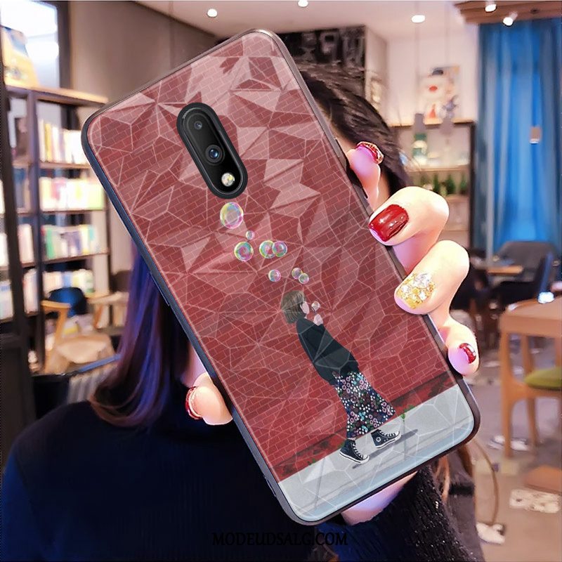 Oneplus 7 Etui / Cover Rombe Frisk Mønster Lille Sektion Silikone