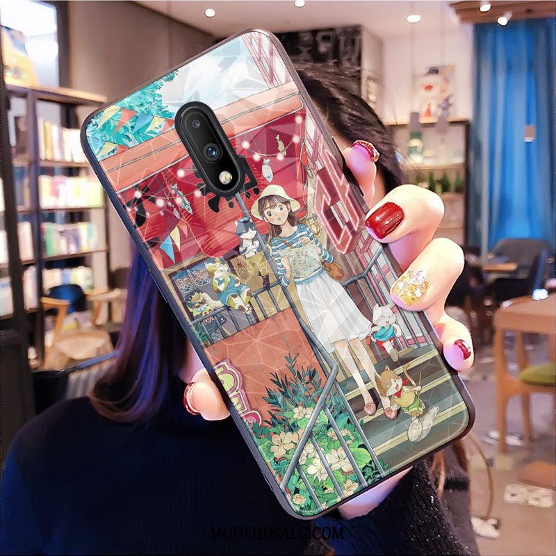 Oneplus 7 Etui / Cover Rombe Frisk Mønster Lille Sektion Silikone