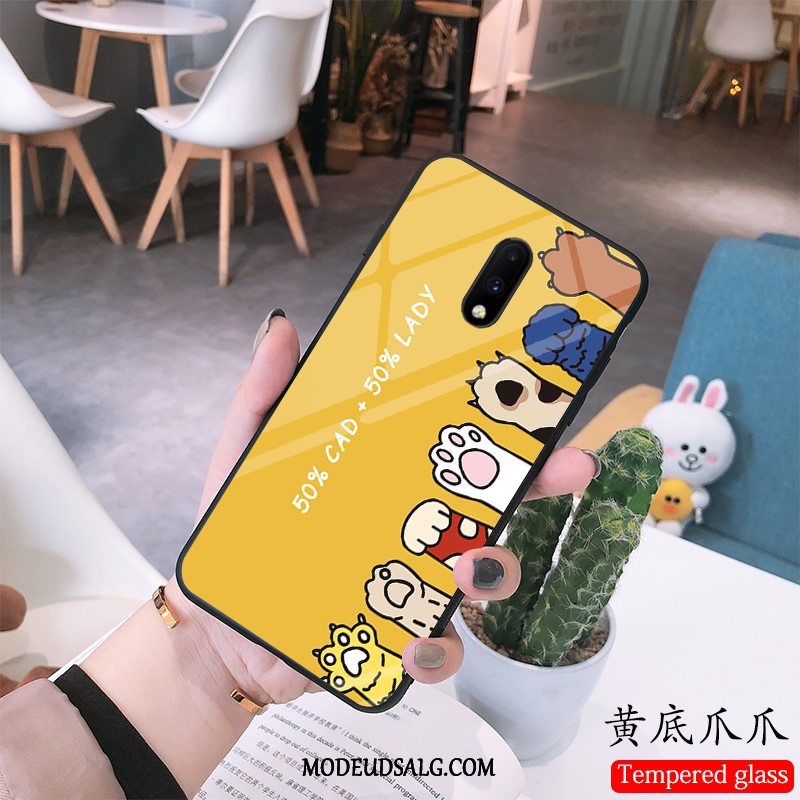 Oneplus 7 Etui Elskeren Simple Gul Pote Cartoon