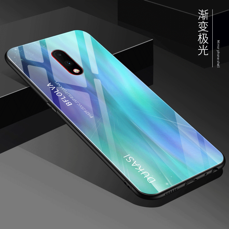 Oneplus 7 Etui Glas Anti-fald Lilla Trend